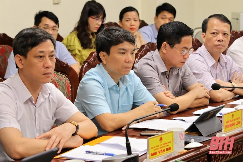 Thống nhất chương trình kỳ họp thứ 7 HĐND tỉnh Thanh Hoá khóa XVIII, nhiệm kỳ 2021-2026