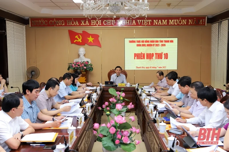 Thống nhất chương trình kỳ họp thứ 7 HĐND tỉnh Thanh Hoá khóa XVIII, nhiệm kỳ 2021-2026