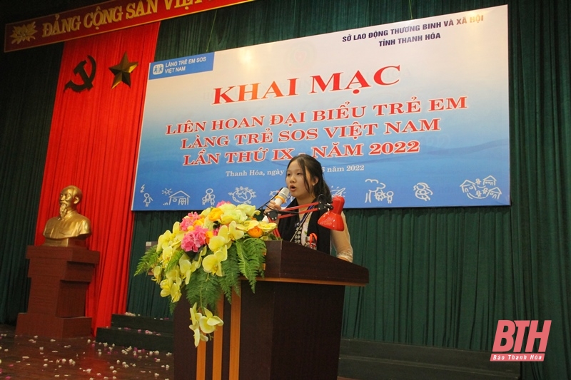 Khai mạc Liên hoan đại biểu trẻ em Làng trẻ em SOS Việt Nam lần thứ IX