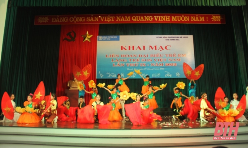 Khai mạc Liên hoan đại biểu trẻ em Làng trẻ em SOS Việt Nam lần thứ IX