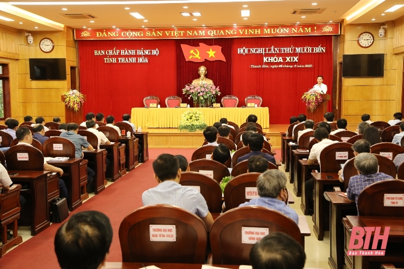 Hội nghị lần thứ 14, BCH Đảng bộ tỉnh Thanh Hóa khóa XIX