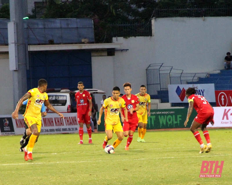 Giải Night Wolf V.League 1 - 2022: Đông Á Thanh Hóa chia điểm với Nam Định ngay trên sân nhà