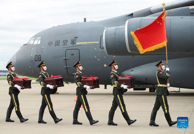 Hàn Quốc sẽ trao trả hài cốt binh sỹ Trung Quốc vào trung tuần tháng 9