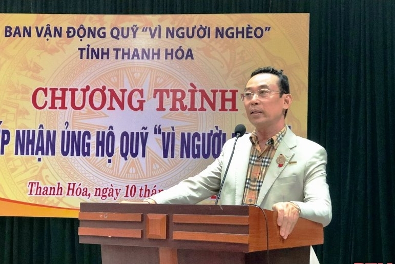Câu lạc bộ Doanh nhân Thanh Hóa tại TP Hồ Chí Minh - phía Nam ủng hộ Quỹ “Vì người nghèo” tỉnh Thanh Hóa