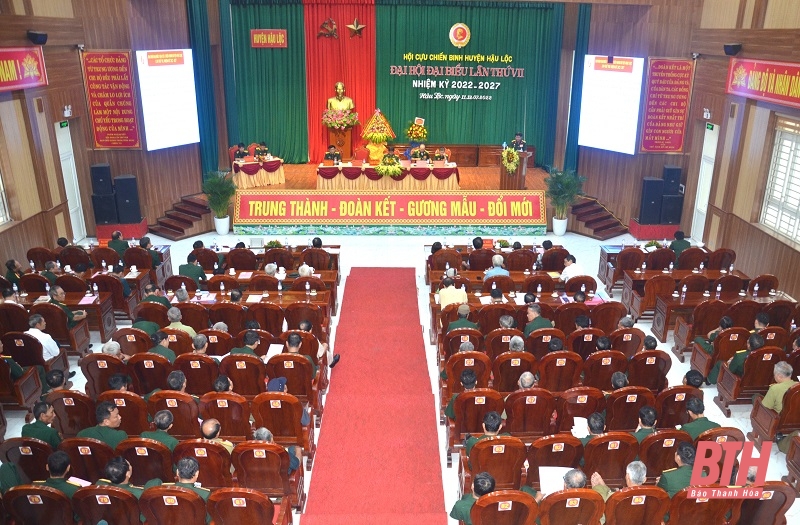 Đại hội đại biểu Hội Cựu chiến binh huyện Hậu Lộc lần thứ VII