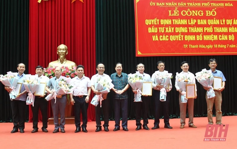 Thành lập Ban Quản lý dự án đầu tư xây dựng TP Thanh Hóa