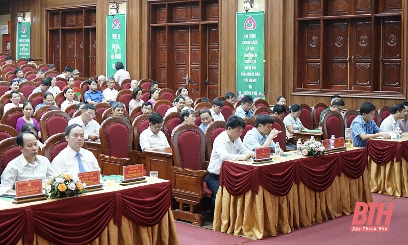 Huyện Triệu Sơn tổng kết 20 năm thực hiện chính sách tín dụng ưu đãi đối với người nghèo và các đối tượng chính sách