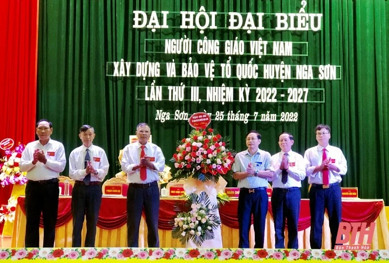 Đại hội đại biểu Người Công giáo xây dựng và bảo vệ Tổ quốc huyện Nga Sơn lần thứ III