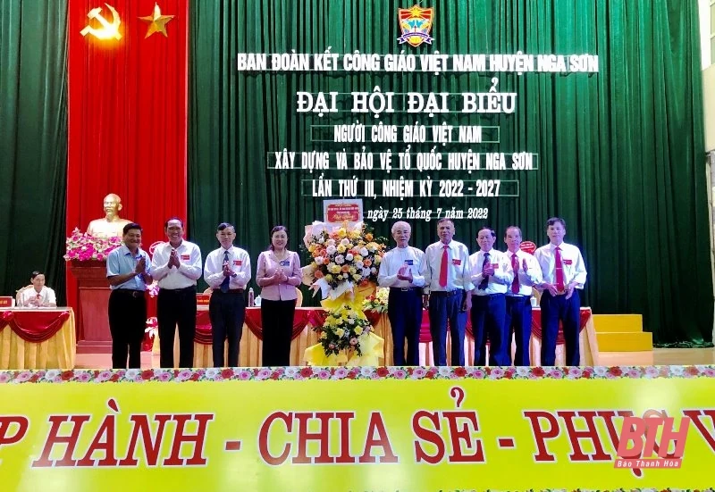 Đại hội đại biểu Người Công giáo xây dựng và bảo vệ Tổ quốc huyện Nga Sơn lần thứ III