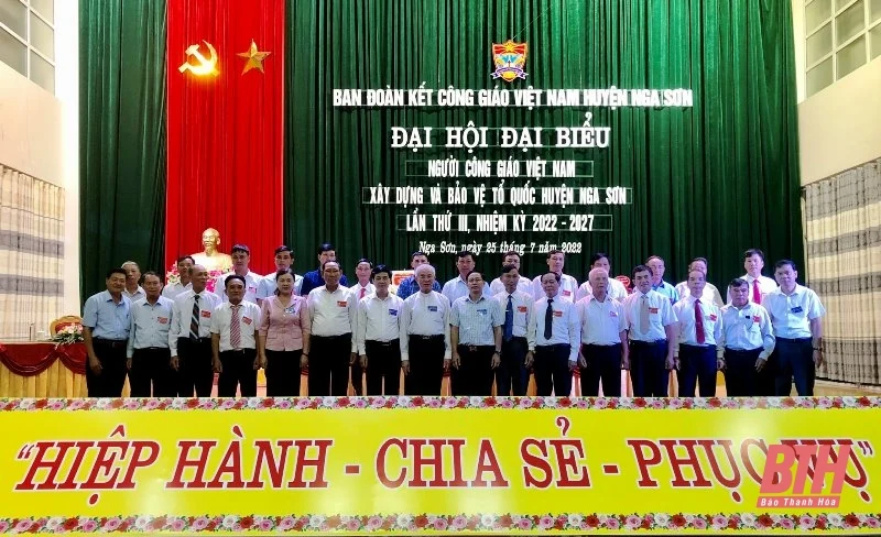 Đại hội đại biểu Người Công giáo xây dựng và bảo vệ Tổ quốc huyện Nga Sơn lần thứ III