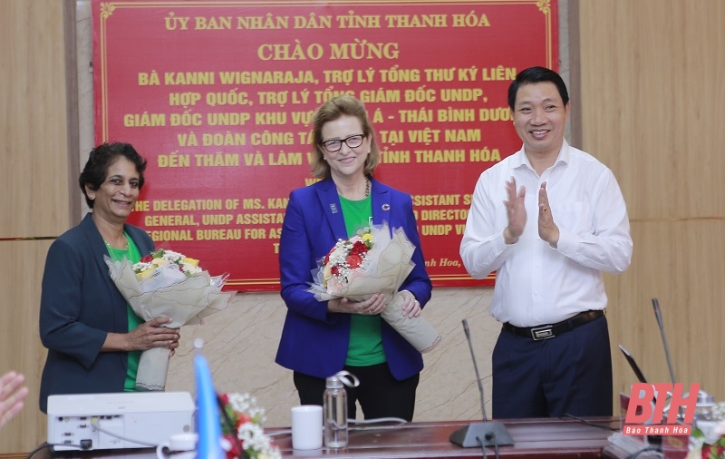 Đoàn công tác của UNDP tại Việt Nam kiểm tra các chương trình, dự án đã tài trợ tại tỉnh Thanh Hóa