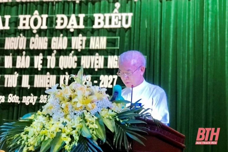 Đại hội đại biểu Người Công giáo xây dựng và bảo vệ Tổ quốc huyện Nga Sơn lần thứ III