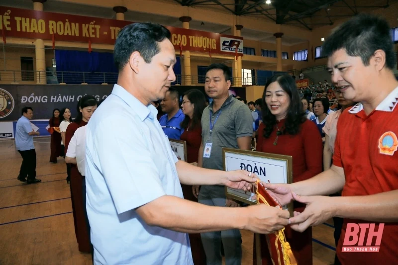 Khai mạc Hội thao Cụm thi đua số 1 - Tòa án Nhân dân các tỉnh, thành phố khu vực đồng bằng và trung du Bắc Bộ năm 2022