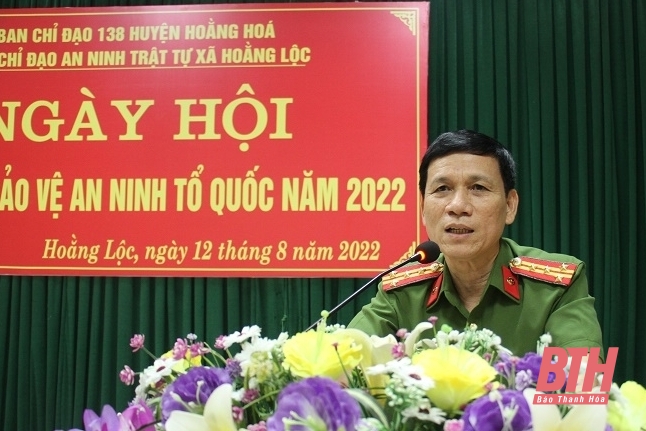 Xã Hoằng Lộc (Hoằng Hóa) tổ chức “Ngày hội toàn dân bảo vệ an ninh Tổ quốc năm 2022”