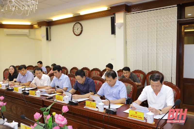 Thường trực HĐND tỉnh cho ý kiến vào dự kiến chương trình kỳ họp thứ 9, HĐND tỉnh khóa XVIII