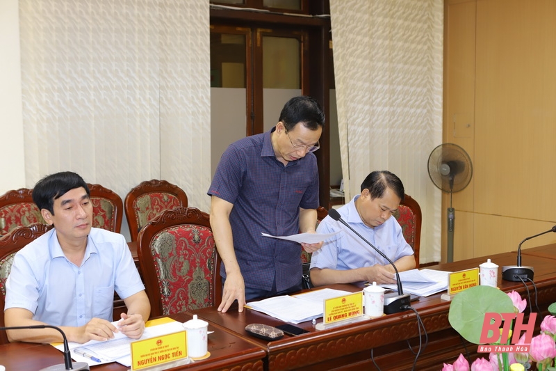 Thường trực HĐND tỉnh cho ý kiến vào dự kiến chương trình kỳ họp thứ 9, HĐND tỉnh khóa XVIII