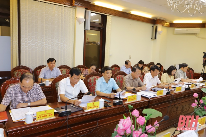Thường trực HĐND tỉnh cho ý kiến vào dự kiến chương trình kỳ họp thứ 9, HĐND tỉnh khóa XVIII
