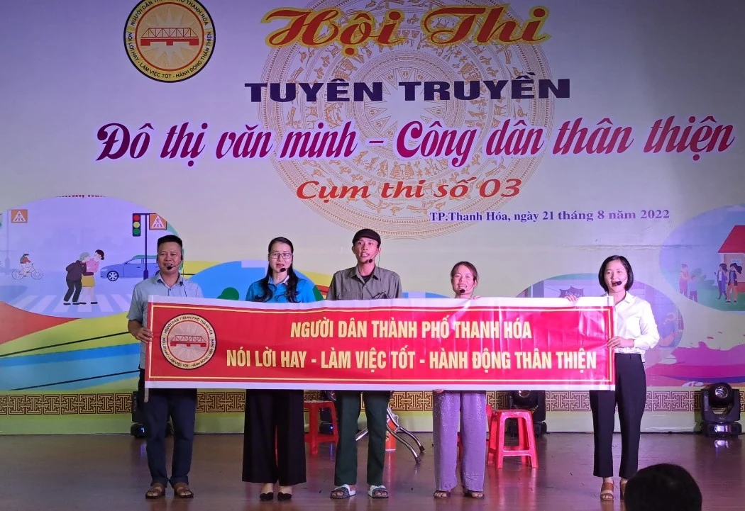 Sôi nổi hội thi xây dựng “Đô thị văn minh, công dân thân thiện”