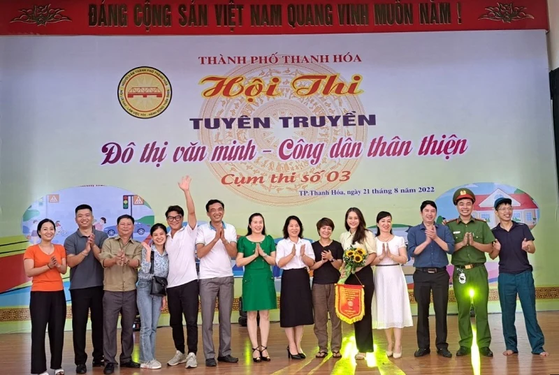 Sôi nổi hội thi xây dựng “Đô thị văn minh, công dân thân thiện”
