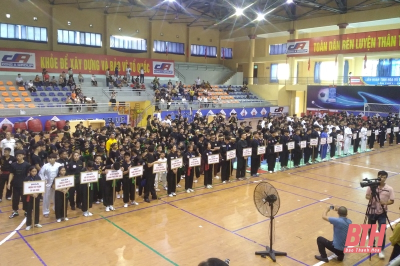 Khai mạc Liên hoan Tinh hoa võ thuật tỉnh Thanh Hóa mở rộng lần thứ I - Cup Vinaphone 2022