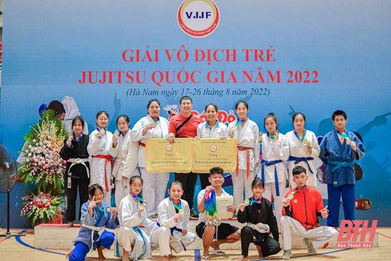 Jujitsu Thanh Hóa giành ngôi thứ ba toàn đoàn hai nội dung tại Giải Vô địch trẻ quốc gia 2022