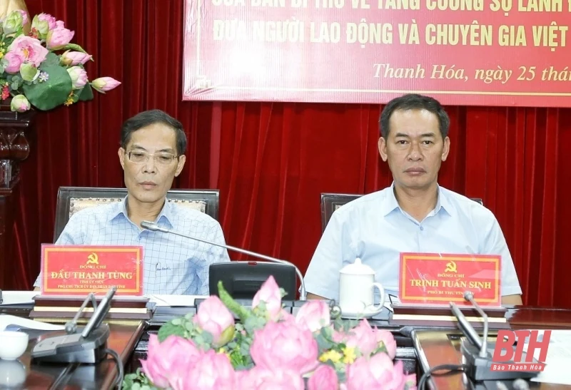 Tăng cường sự lãnh đạo của Đảng đối với công tác đưa người lao động đi làm việc ở nước ngoài
