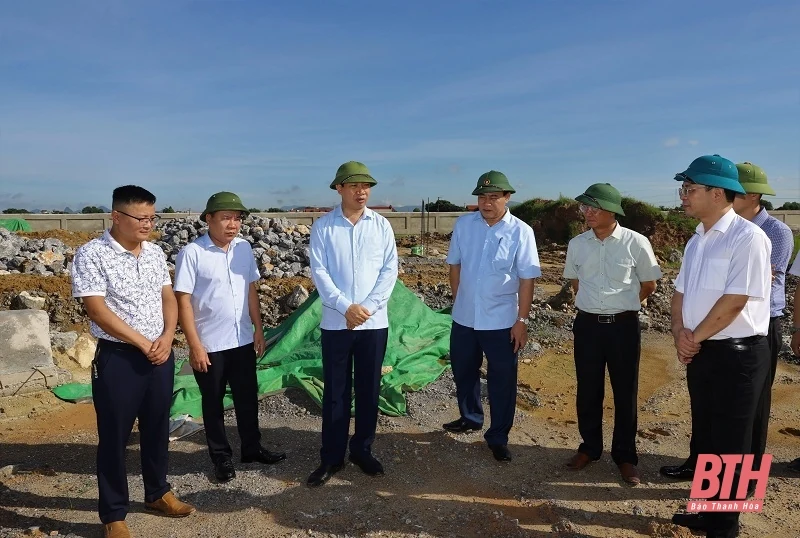 Đẩy nhanh tiến độ thực hiện các dự án trên địa bàn huyện Nông Cống