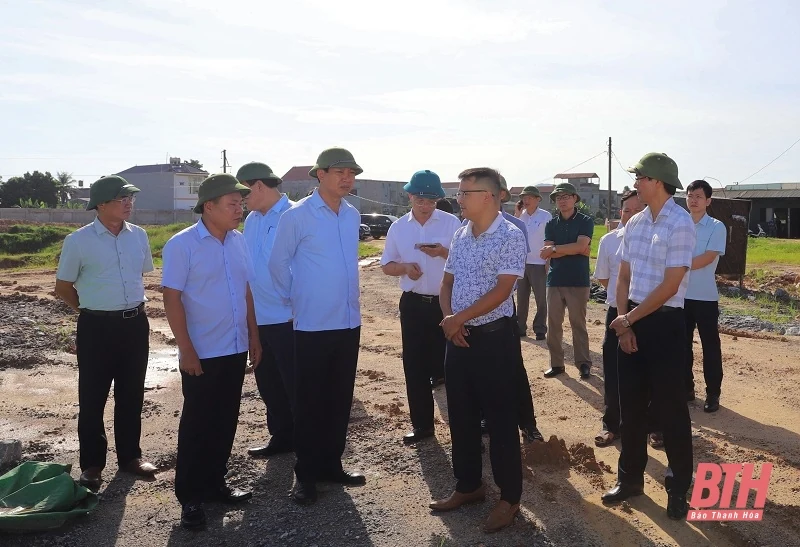 Đẩy nhanh tiến độ thực hiện các dự án trên địa bàn huyện Nông Cống