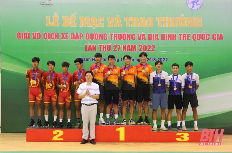 Giải vô địch Xe đạp đường trường và địa hình trẻ Quốc gia 2022 tổ chức tại Thanh Hóa thành công tốt đẹp
