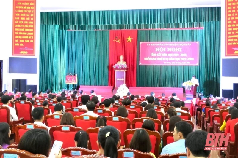 Giáo dục Thọ Xuân phấn đấu hoàn thành tốt các mục tiêu, nhiệm vụ năm học 2022 - 2023