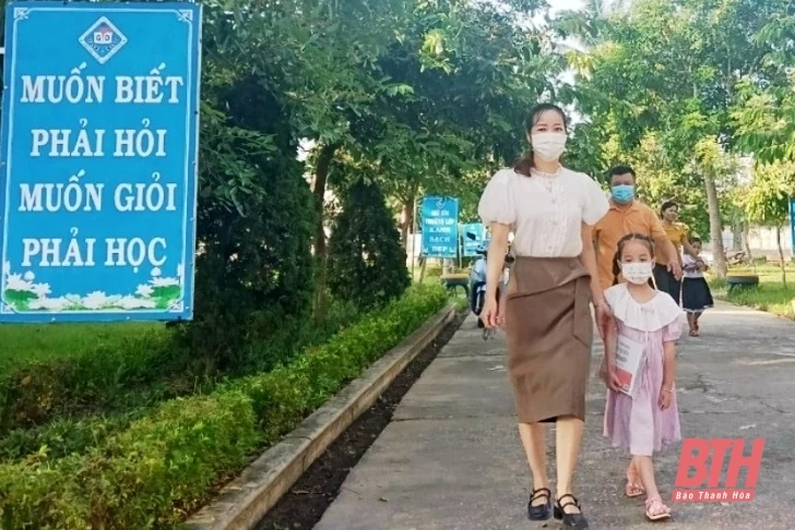 Thanh Hóa: 75.728 học sinh lớp 1 tựu trường