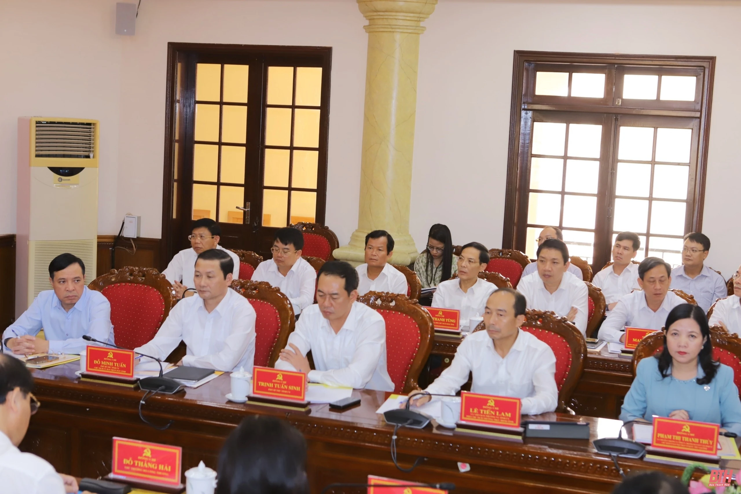 Chủ tịch nước Nguyễn Xuân Phúc làm việc với Ban Thường vụ Tỉnh ủy Thanh Hóa