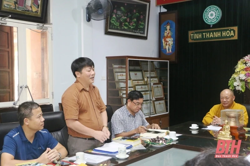 Họp báo thông tin về Đại hội đại biểu Phật giáo tỉnh Thanh Hóa khóa VIII