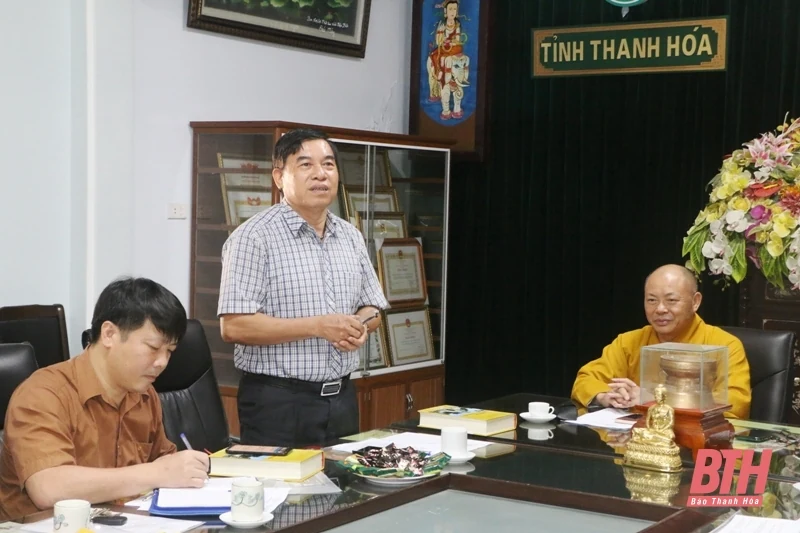 Họp báo thông tin về Đại hội đại biểu Phật giáo tỉnh Thanh Hóa khóa VIII