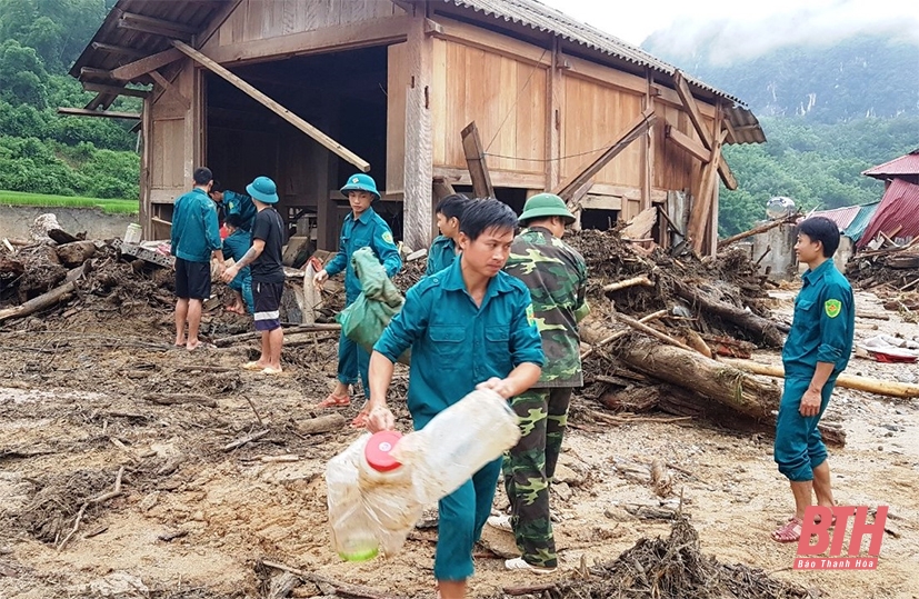 Ban CHQS huyện Quan Sơn sẵn sàng thực hiện nhiệm vụ trong mùa mưa bão