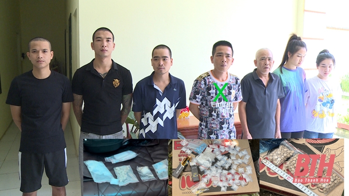 Công an huyện Hà Trung liên tiếp triệt phá các điểm phức tạp về ma túy