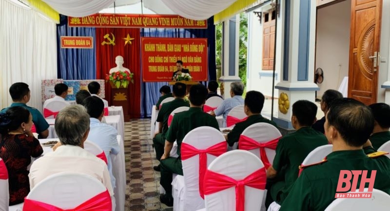 Sư đoàn 390 bàn giao Nhà đồng đội cho gia đình Thiếu tá Ngô Văn Bằng