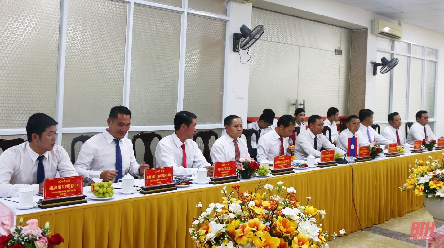 Ký kết thỏa thuận hợp tác giữa thành phố Sầm Sơn và huyện Quắn, tỉnh Hủa Phăn (Lào)