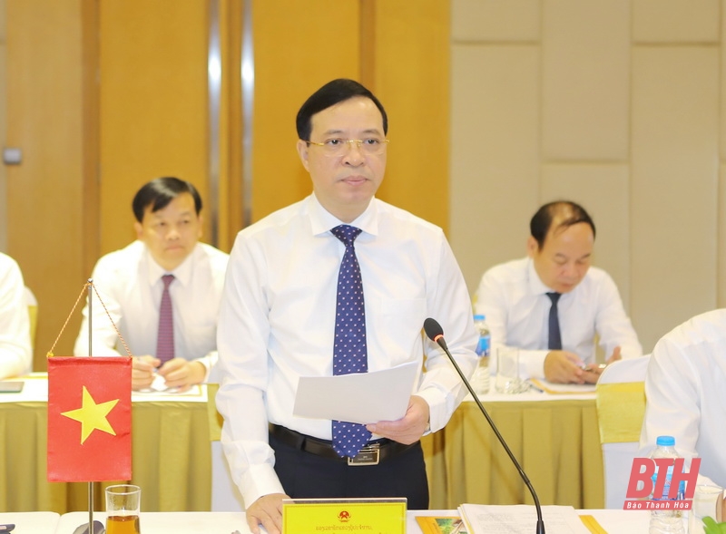 Trao đổi kinh nghiệm hoạt động giữa HĐND hai tỉnh Thanh Hóa - Hủa Phăn