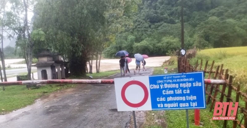 Mưa lớn kéo dài gây nhiều thiệt hại trên địa bàn huyện Thường Xuân