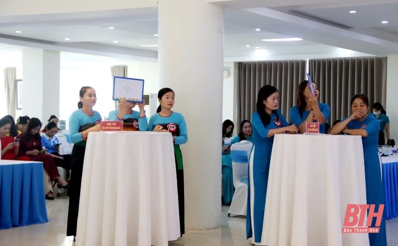 Hội thi “Phụ nữ Thanh Hóa với an toàn giao thông”