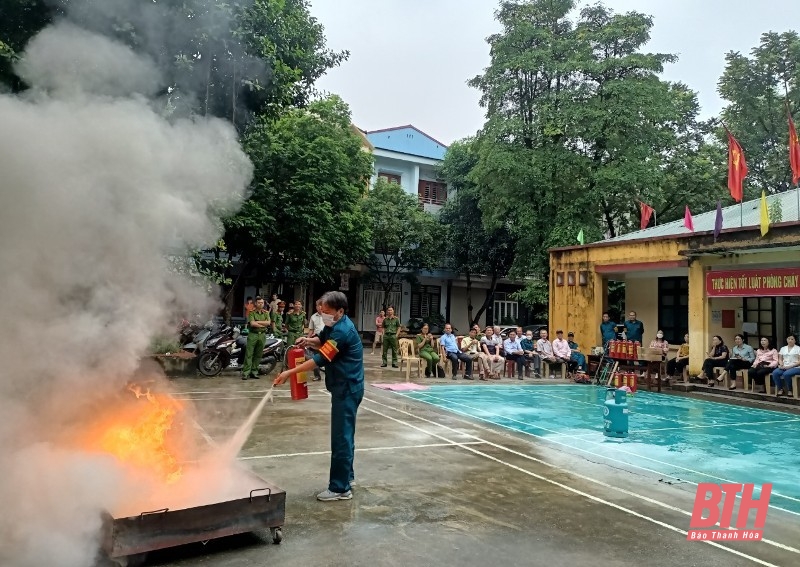 Ra mắt mô hình “Khu dân cư an toàn về phòng cháy, chữa cháy” tại phường Đông Thọ