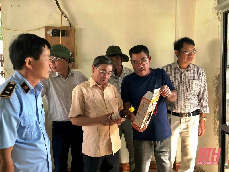 Giám sát công tác đảm bảo an toàn thực phẩm tại huyện Hậu Lộc