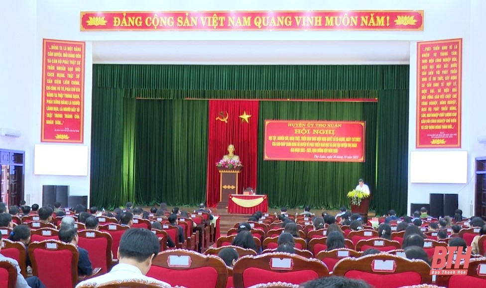 Thọ Xuân: Học tập, nghiên cứu, quán triệt triển khai thực hiện Nghị quyết 06