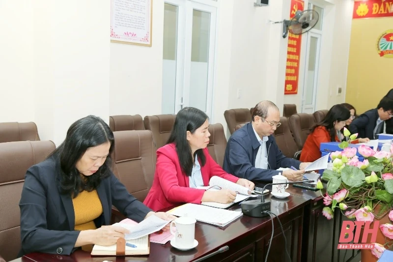 Đoàn công tác Ban Thường vụ Trung ương Hội Nông dân Việt Nam kiểm tra hoạt động công tác hội và phong trào nông dân tỉnh Thanh Hóa