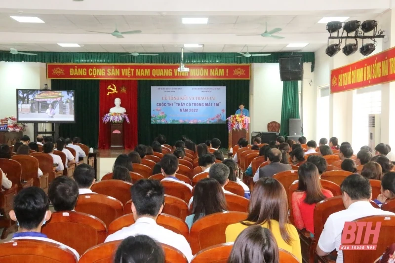 Thanh Hóa: 50 tác phẩm đoạt giải Cuộc thi “Thầy, cô trong mắt em”