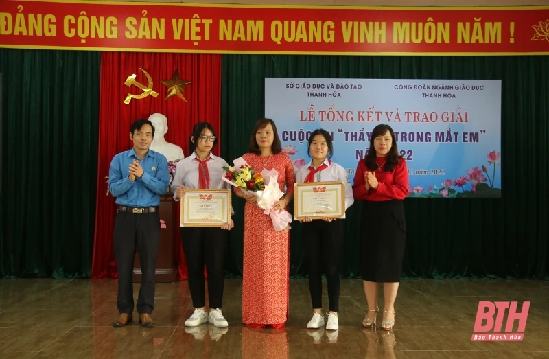 Thanh Hóa: 50 tác phẩm đoạt giải Cuộc thi “Thầy, cô trong mắt em”