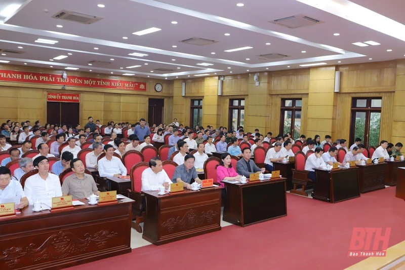 Hội nghị quán triệt, triển khai các quy định, thông báo của Trung ương và kết luận, kế hoạch của Tỉnh ủy về công tác tổ chức xây dựng Đảng