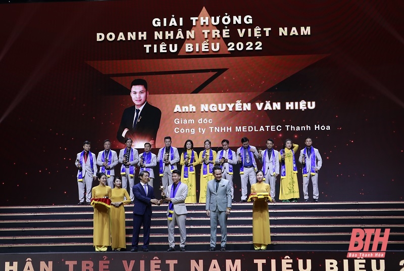 3 doanh nhân trẻ ở Thanh Hóa được vinh danh tại lễ trao Giải thưởng Sao Đỏ 2022