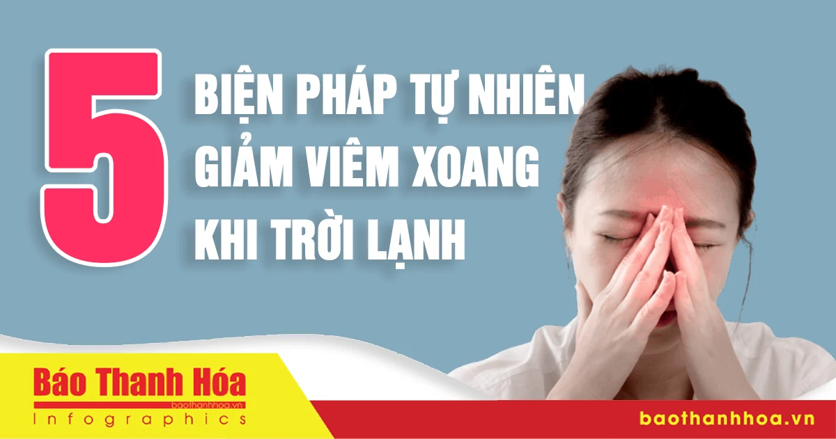 5 biện pháp tự nhiên giảm viêm xoang khi trời lạnh